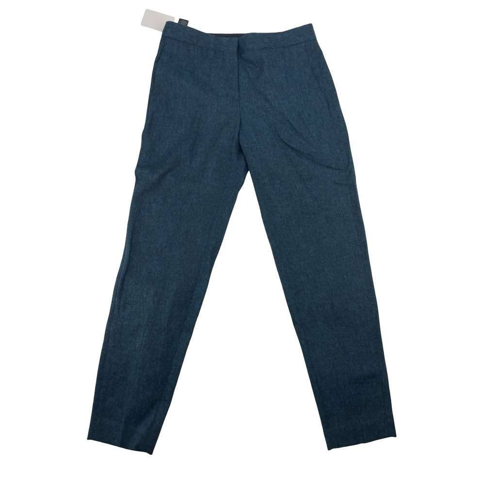 Paul Smith Women Trousers Dress Pants Teal Viscose Wool Blend Italy